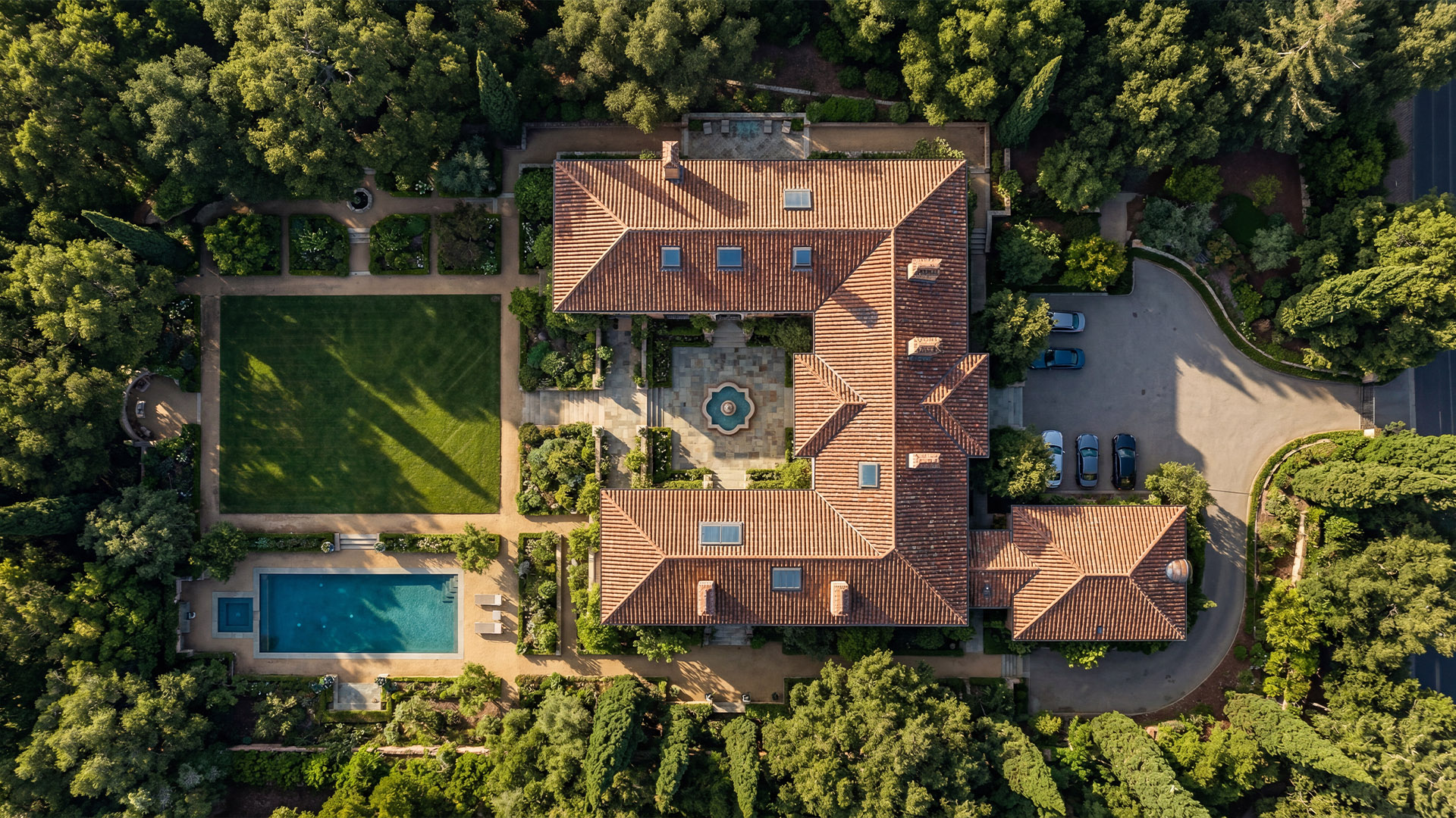 Piedmont Estate Aerial