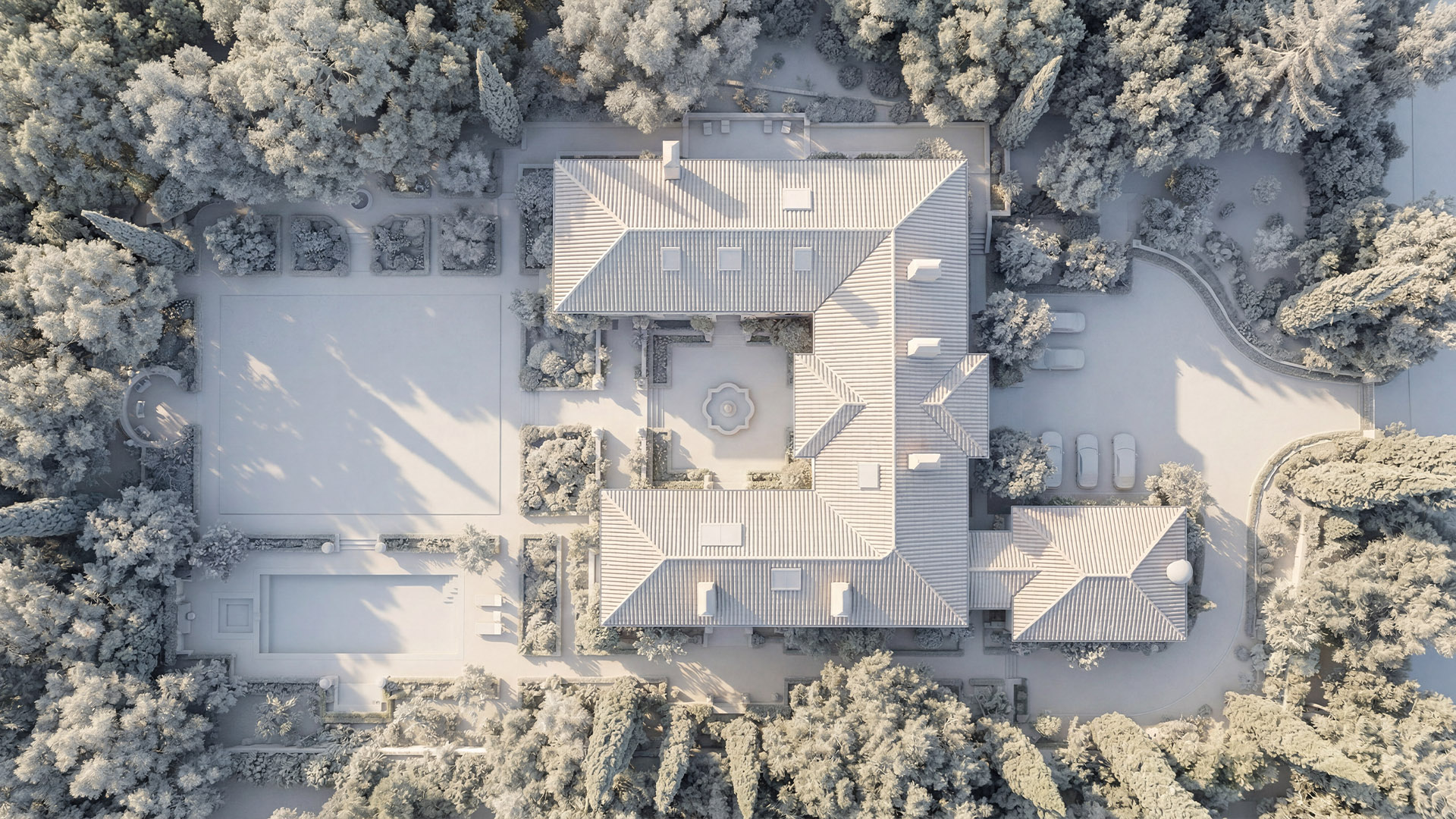 Piedmont Estate Clay Aerial